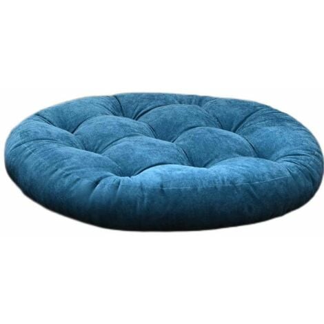 Large Round Floor Pillow Cushion Tufted Thick Floor Seating for