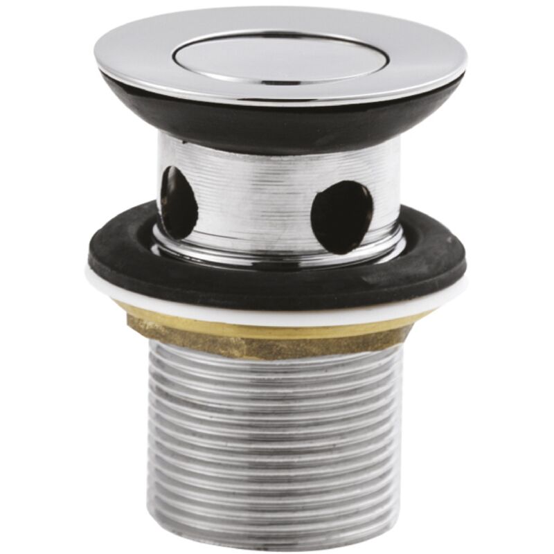Image of Balterley - Round Stainless Steel Flip&hellip;