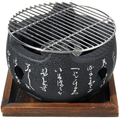 main image of "Round Table BBQ Grill Charcoal Grill Portable Barbecue Tool 20X20X15CM"
