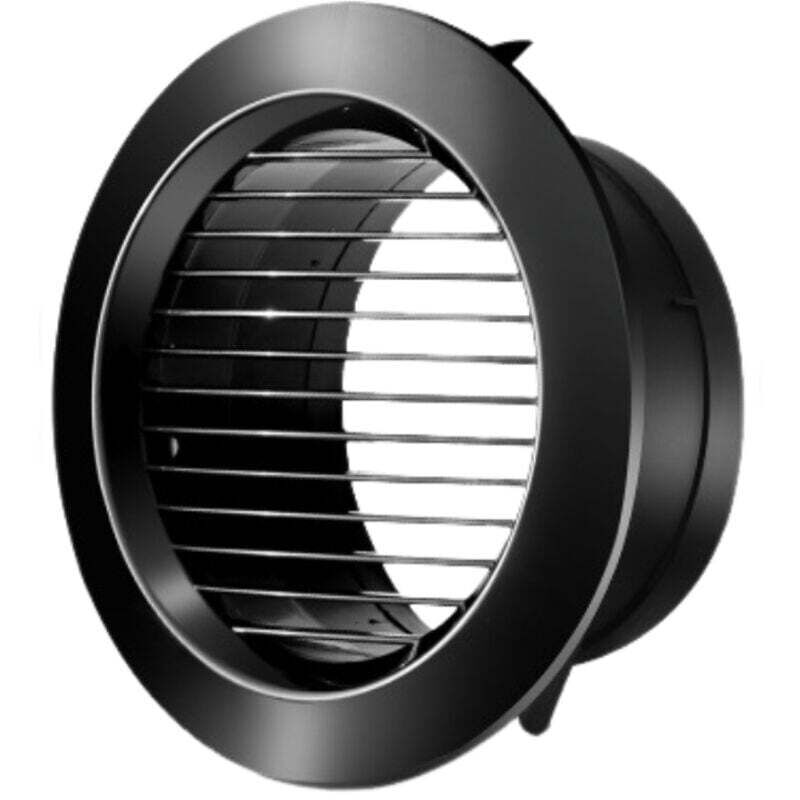 Image of Round ventilation grille, straight louvered version,&hellip;