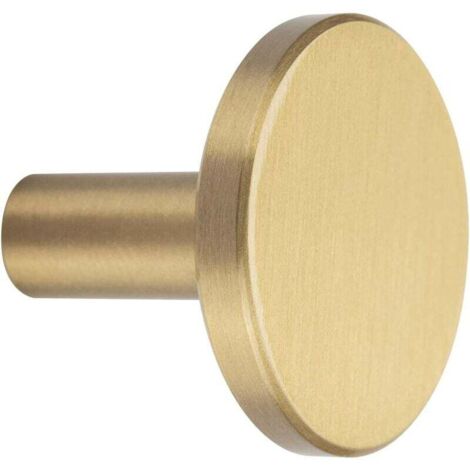 Round Wall Coat Hook Brass Golden Clothes Rack for Hanging Hat Scarf and Storage Bag Towel Hangers (Round 4 Pieces) Pi7TnucZF3