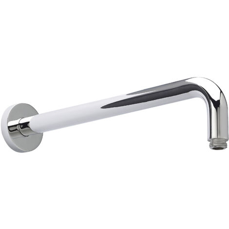 Round Wall Mount Shower Arm - 345mm - Chrome