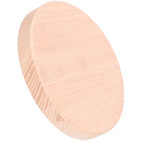 Round Wood Coaster Placemat Round Heat Resistant Drink Mat Cup Pad for Home KitchenWood Color
