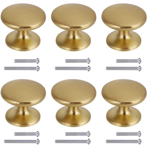 Round Zinc Alloy Cabinet Drawer Knobs 27mm Furniture Handles for Cupboard Kitchen