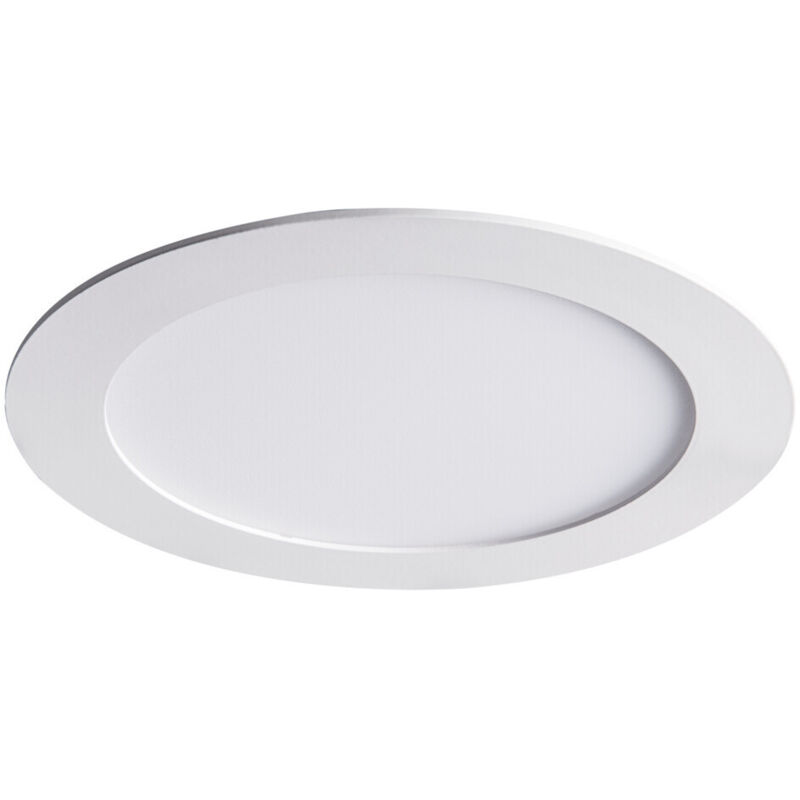 Downlight led 18W étanche IP44 rond ∅220mm Blanc - Blanc Naturel 4000K
