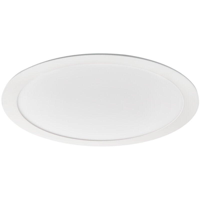 Downlight led 24W étanche IP44 rond ∅296mm Blanc - Blanc Naturel 4000K