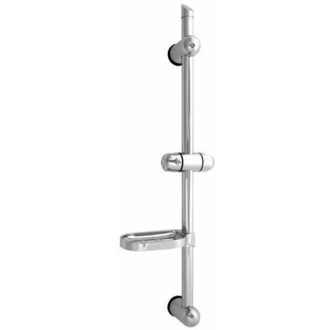 Rousseau Barre de Douche 60 cm Chromé Inox