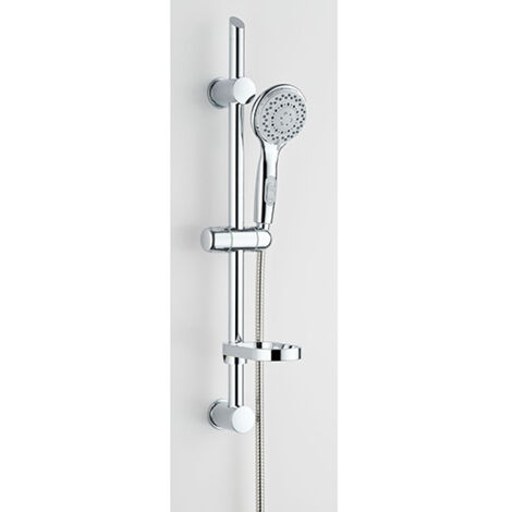 ROUSSEAU Barre de douche + douchette sans robinet Stop'o