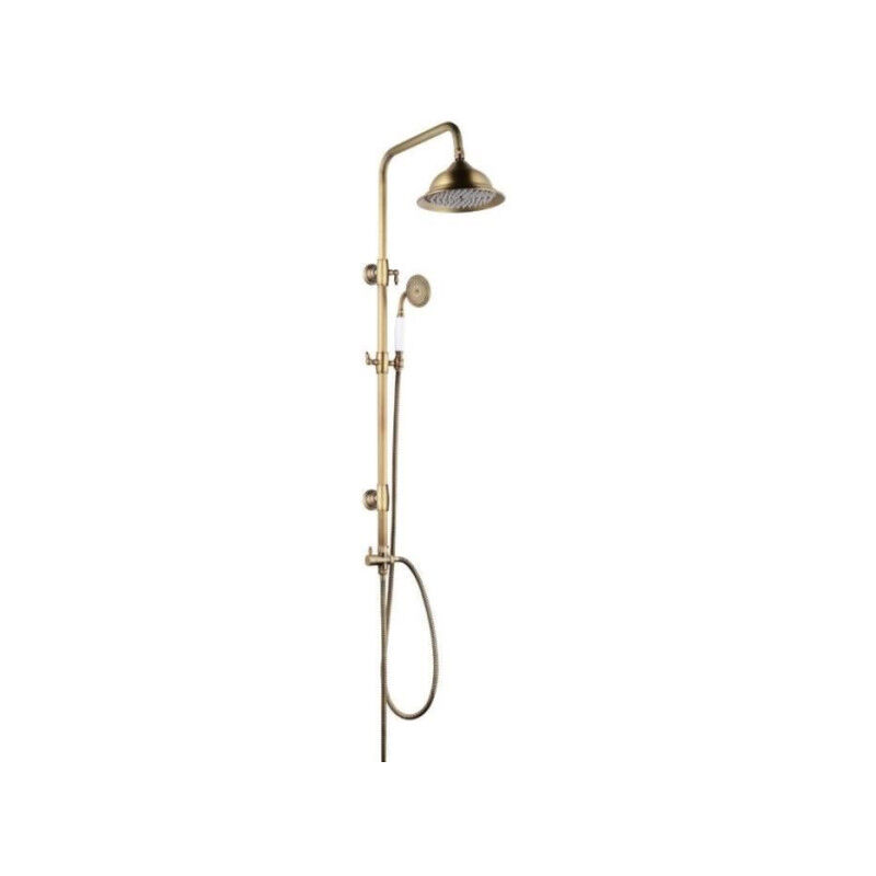 Sans Marque - rousseau Colonne de douche sans robinet Retro vieux bronze