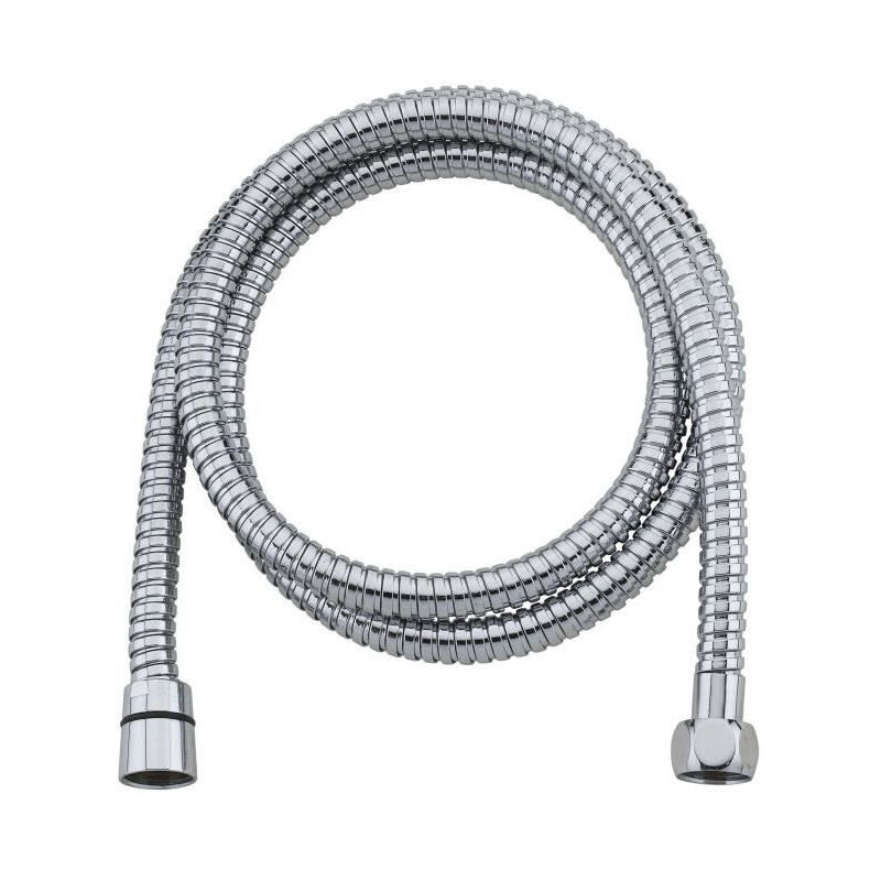 Edouard Rousseau - Flexible de douche rousseau - Inox chromé double agrafage - 2,00m - Certifié nf - Garantie 10 ans