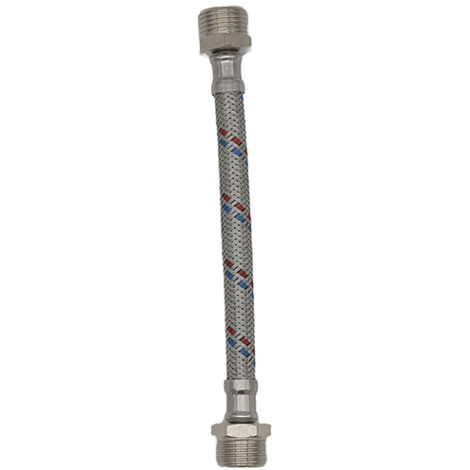ROUSSEAU - Flexible de raccordement M1/2-M1/2 - Longeur 15 cm