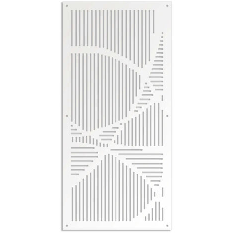 ROUTE - Pannello in PVC traforato - Parasole - Misura: 50x150 cm - Colore: nero