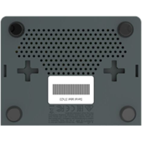 Router Ethernet cablato Mikrotik RB760iGS, hEX S, CPU Dual Core 880 MHz, 256 MB di RAM, 16 MB (MicroSD), 5xGigabit LAN, 1xSFP, USB, supporto per crittografia hardware IPsec e pacchetto server The Dude