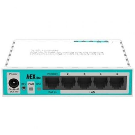 Router Mikrotik RB750R2 Blanco