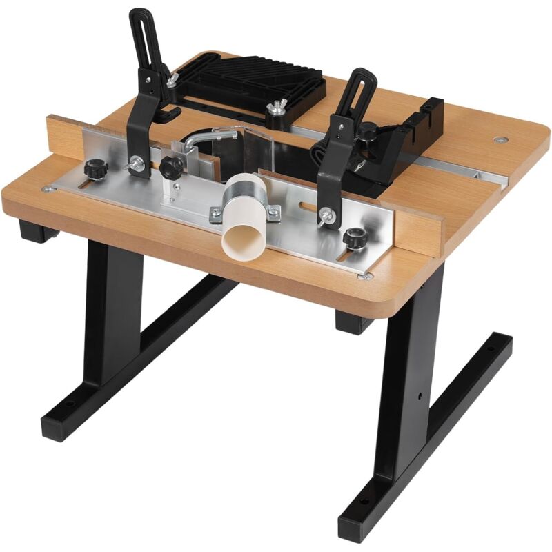 Router Table, Bench Router Table, Load Capacity: 200kg, Freestanding Workshop with Blade Tray for Home DIY, Woodworking Router