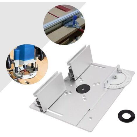 Router Table Insert Plate Wood Working Benches Aluminum Miter Saw Profile Fence