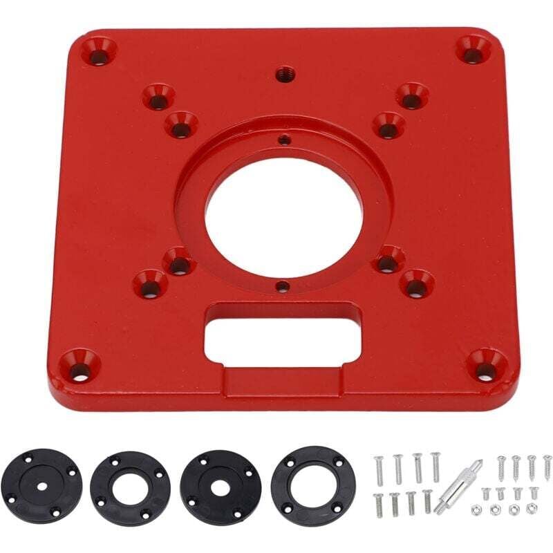 Image of Router Tisch Einsatz Platte Aluminium Legierung Zubehör Holzbearbeitung Vereinigung