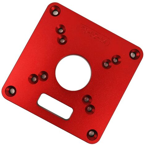 Router Tisch Router Platte Einlegeplatte Rot Universal Trimmmaschine Flipboard für Holzbänke Router Tischplatte
