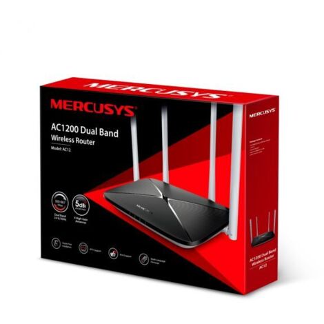 Router Wireless Ms-Ac12 Dual Band Fino A 1200 Mbps