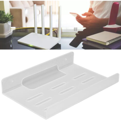 Routerständer – Robuste, multifunktionale Wandhalterung aus Acryl für optimale Platzausnutzung