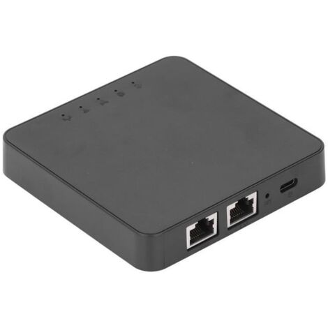 Routeur 4G LTE Compact - 2 Ports Ethernet Gigabit - Carte SIM Nano Europe - Mobile Hotspot Modem Voyage
