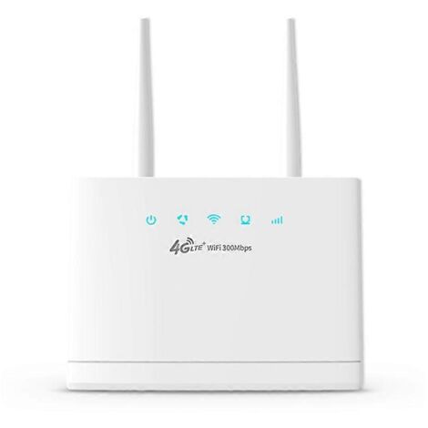 Routeur 4G LTE R311, routeur sans fil Wi-Fi 4G avec carte SIM, 300 Mbps - UE