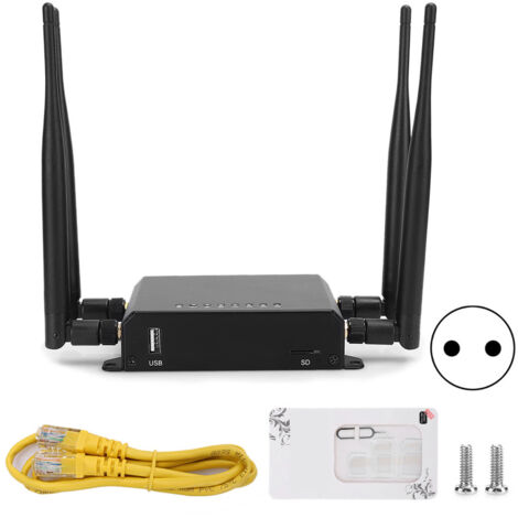 Routeur 4G Portable USB WiFi 2.4G Haute Vitesse Compatible X10 et Full Netcom (100-240V) Version UE