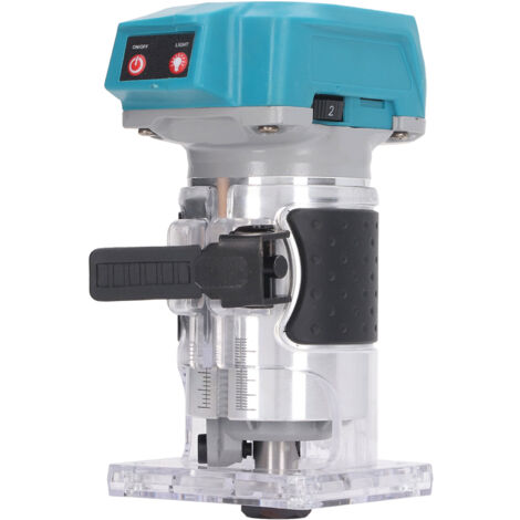 Routeur de travail du lithium sans pinceau Routeur de menuiserie 18V Trimmer du trou de batterie pour BL1815
