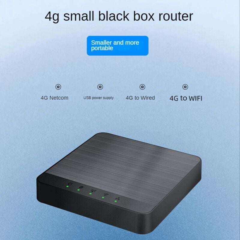 Routeur Internet Sans Fil LTE 4G avec Emplacement pour Carte SIM Modem Point D'AccèS Mobile DéVerrouillé Port WiFi TypeC LAN Sans Fil 300 Mbps