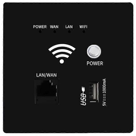Routeur Wi-Fi 2,4 GHz 300 Mbps avec prise Wi-Fi sans fil RJ45 AP B
