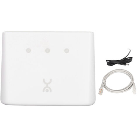 Routeur WiFi 4G 300Mbps Emplacement pour carte SIM Nano Supporte 32 utilisateurs Ports d'antenne doubles Hotspot WiFi mobile pour l'Asie et l'Europe 100-240V Prise UK