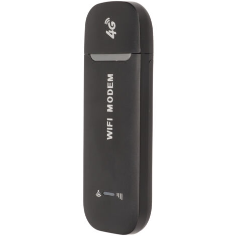 Routeur WiFi 4G Noir Jusqu'à 10 Utilisateurs Connexion Facile Stable USB Plug and Play Routeur 4G LTE pour Hotspot Carte SIM Téléphone PC
