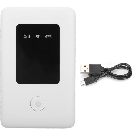 Routeur WiFi Mobile 4G LTE CAT4, Hotspot Portable Haut Débit 150Mbps, Compatible Europe Asie Afrique, Modem 3G/4G Voyage E6D