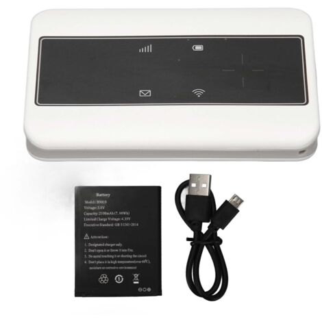 Routeur WiFi Portable 4G LTE Débloqué avec Slot Carte SIM, Vitesse 150Mbps, pour Voyages en Asie et Europe