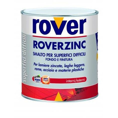 ROVERZINC ANTRACITE PRIMER E FINITURA PER SUPPORTI DIFFICILI 0,75L