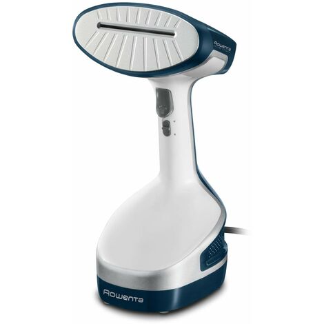 Rowenta Dr8100 Access Steam+ Stiratore Verticale, 1600 W Pronto in 40 Sec, Piastra Riscaldata, Rinfresca e Igienizza, Uccide Il 99,9% Dei Batteri, Rimuove Gli Odori, 3 Accessori, Plastica, Blu