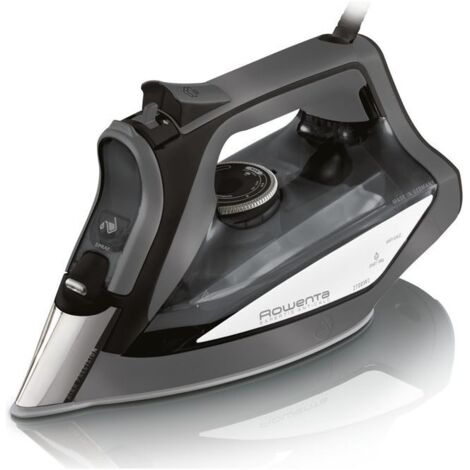 Rowenta DW7025 Fer à vapeur Semelle Laser HD Microsteam 400 2700 W Noir, Gris