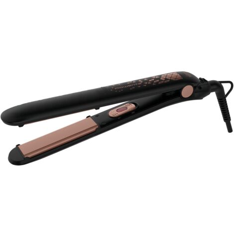 ROWENTA  Easyliss Collection Copper Forever - Piastra per capelli  200 °C, rivestimento in ceramica, Sistema di riscaldamento rapido, sistema di bloccaggio, cavo rotante SF1629F0