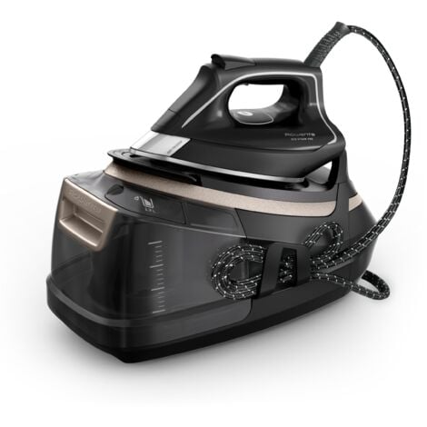Rowenta Eco Steam Pro Ferro da Stiro a Vapore con Caldaia, Pressione Fino a 8 Bar, 2800W, 1.3 Litri, Colpo Vapore 580 g/min, Ferro da Stiro Modalità Eco, Sistema Anti-Calcare, DG9640