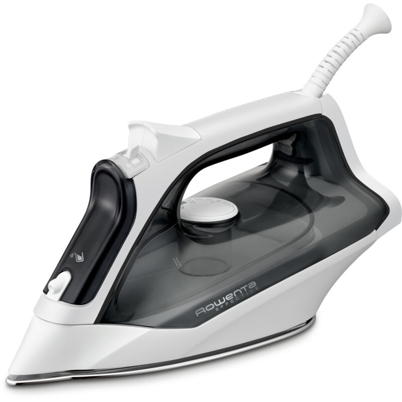 Rowenta Effective Fer &agrave; vapeur Semelle en acier inoxydable 2000 W Noir
