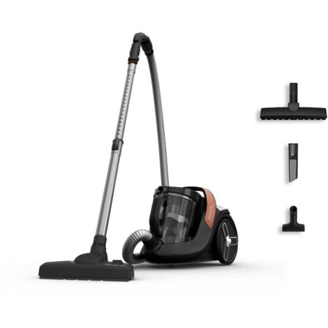 Rowenta Green Force Cyclonic Effitech, Aspirapolvere A Traino Senza Sacco, Modello Parquet, Pulizia a Basso Consumo Energetico, Realizzato in Plastica Riciclata, Riciclabile, Silenzioso, RO7C30