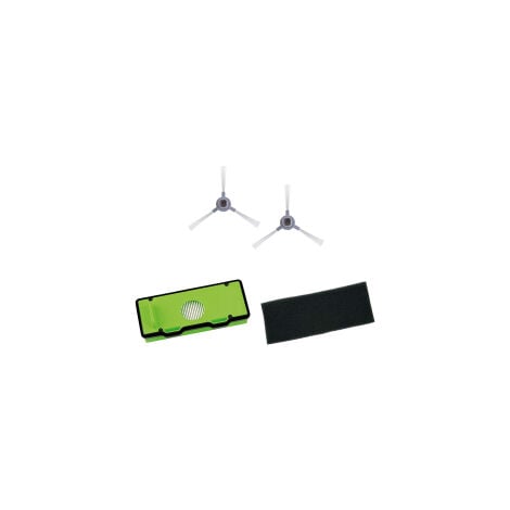 Kit brossettes par 2 + filtres ZR177002 pour Aspirateur robot ROWENTA , X PLORER SERIE 120, X PLORER SERIE 80