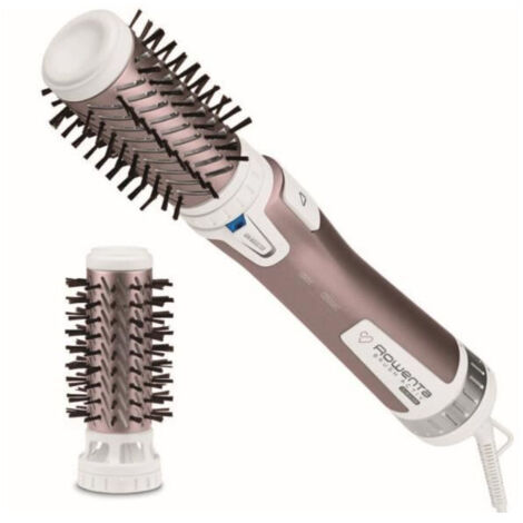Rowenta ROWENTA Brush Activ Premium Care - Brosse soufflante à air chaud - À chaleur - Rose - Blanc - Aluminium - Orifice de suspension - Chine (CF9540)