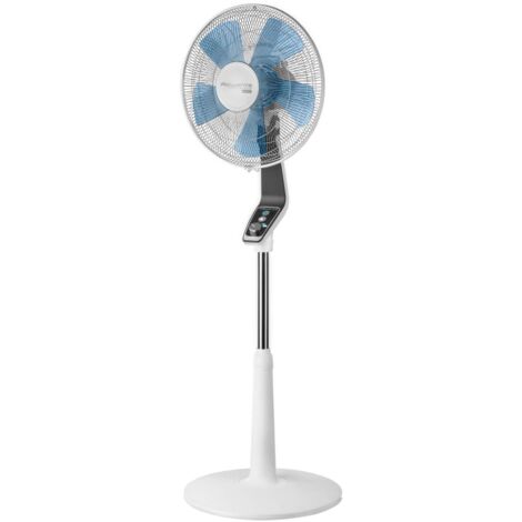 Rowenta Silence Extreme, Ventilatore a Piantana con 4 Velocità e Turbo Boost, Ventilatore Silenzioso, Oscillazione Automatica, Bianco, Vu5640