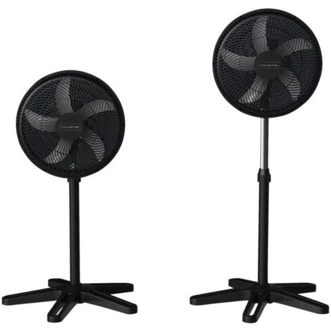 Rowenta VU3110 Turbo Essential Standventilator schwarz