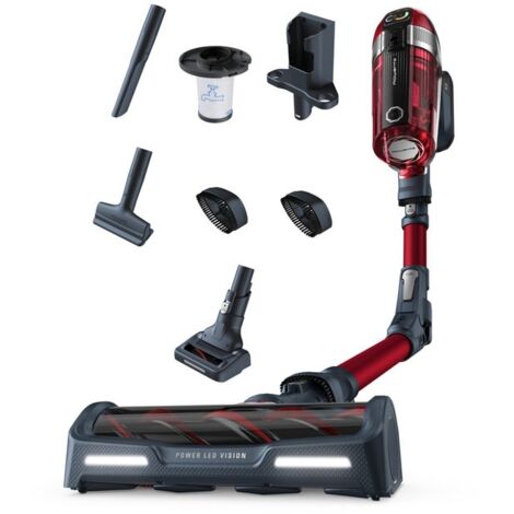 Rowenta X-FORCE FLEX 11.60 Animal Care Scopa Ricaricabile senza Sacco Potenza 130 W Colore Grigio / Rosso