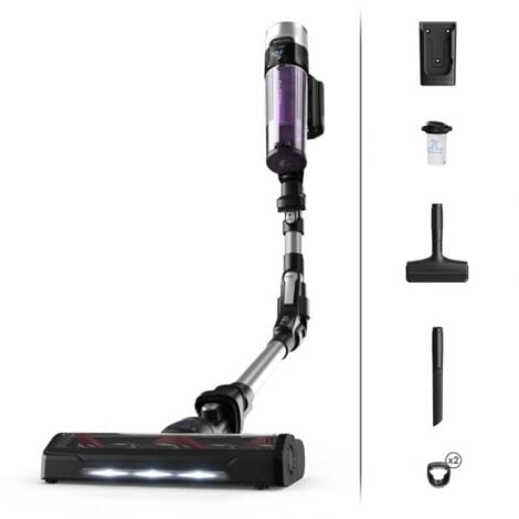 Rowenta X-Force Flex 9.60 RH2037 aspirapolvere senza filo Nero Viola Senza sacchetto