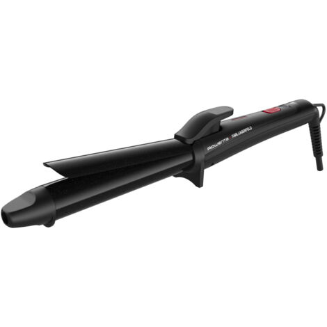 Rowenta X KARL LAGERFELD CF321LF0 brosse soufflante et fer à lisser Fer à friser À chaleur Noir, Rouge 47 W 1,8 m