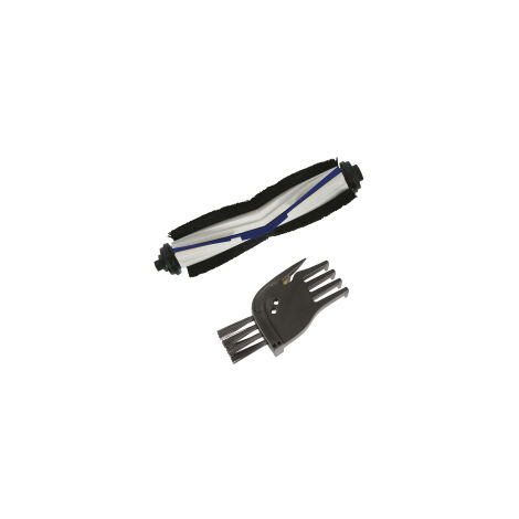 Rowenta ZR740004, Cepillo Turbo Animal y Cabezal Compatible con Robots Aspiradores Explorer Serie 60, Negro/Gris