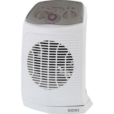 ROWI 1 03 03 0284 Chauffage d'appoint HBS 2000/2/1 OT 60 m³ blanc, gris W697372